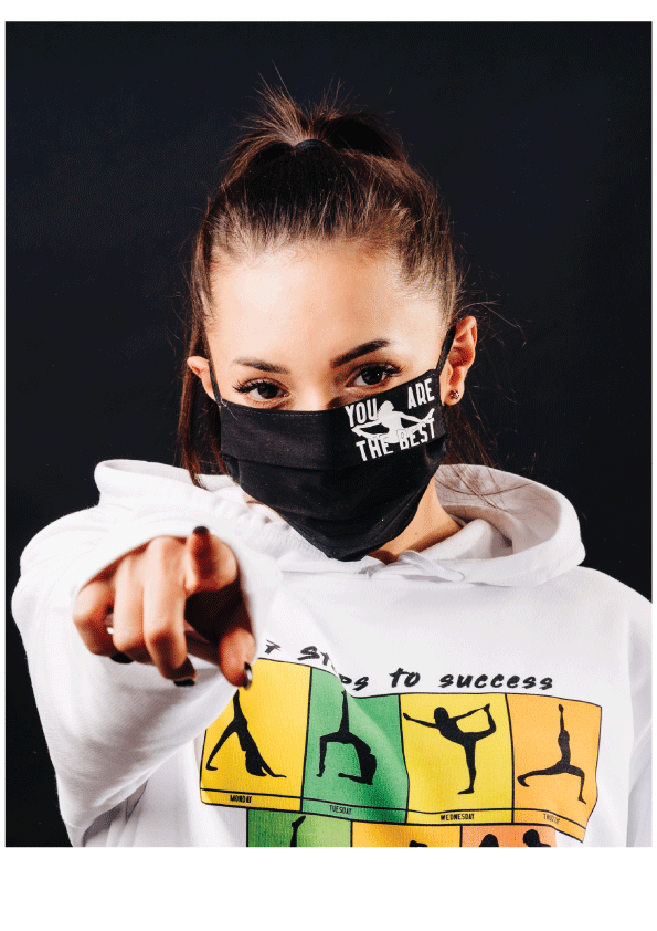 Masca bumbac "You are the best" - Advrs Romania
