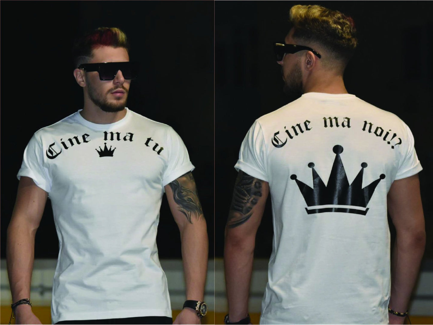 Tricou alb barbat