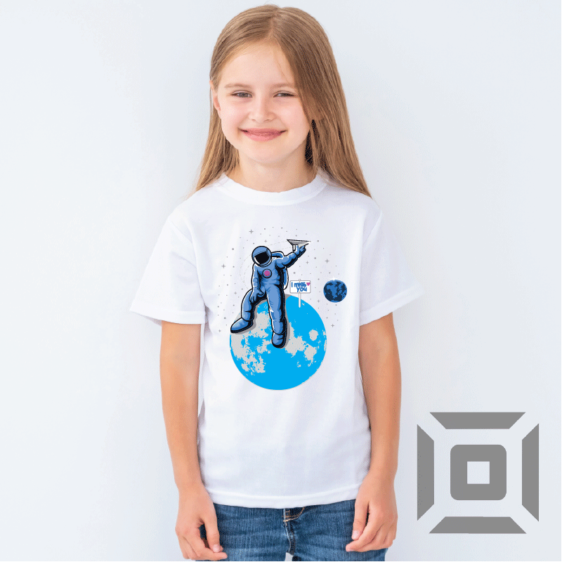 Tricou copii bumbac alb/negru model "Paperplane" - Advrs Romania