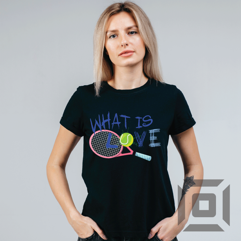 Tricou personalizat barbati / femei, bumbac alb/negru, model "Love", XS-2XL - Advrs Romania