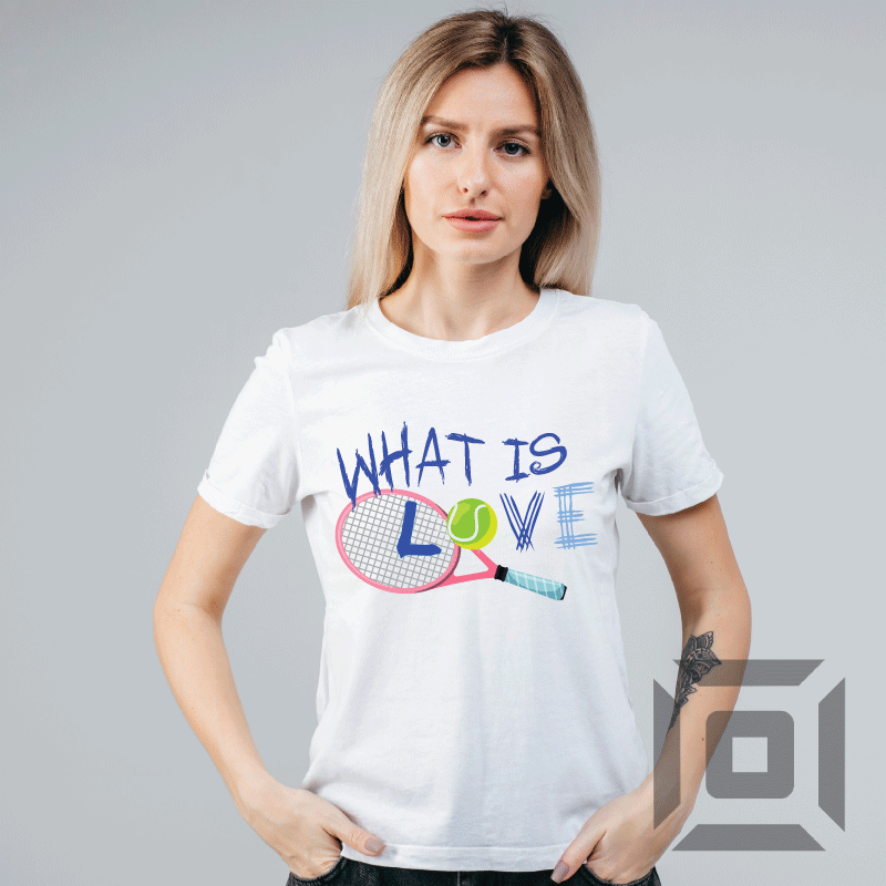 Tricou personalizat barbati / femei, bumbac alb/negru, model "Love", XS-2XL - Advrs Romania