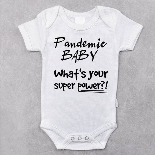 Body bebelusi tricou bumbac, tricou model "Pandemic" - Advrs Romania