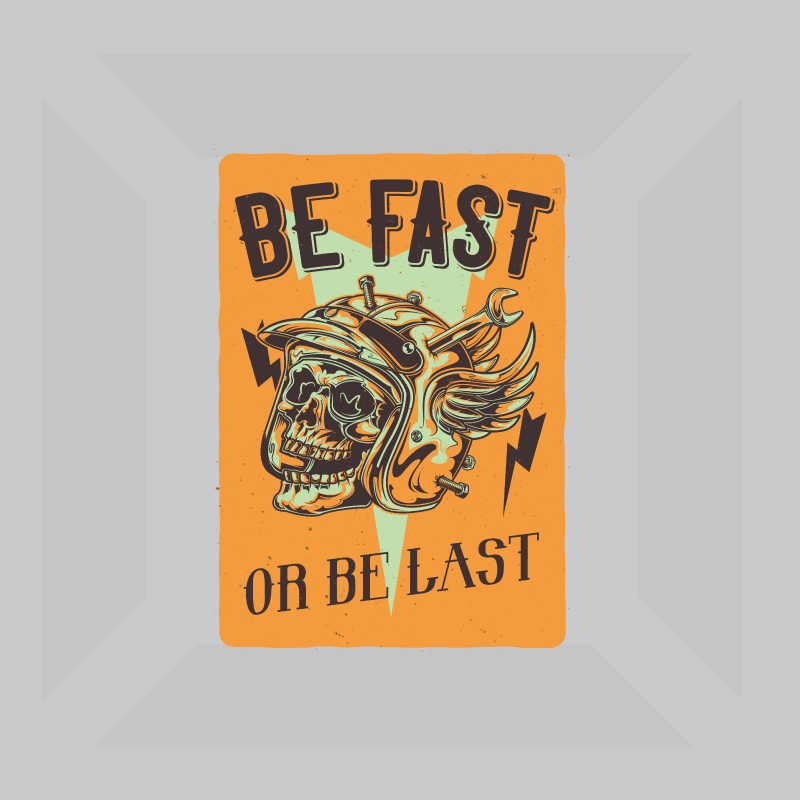Hanorac bumbac organic alb/negru, model "Be fast"